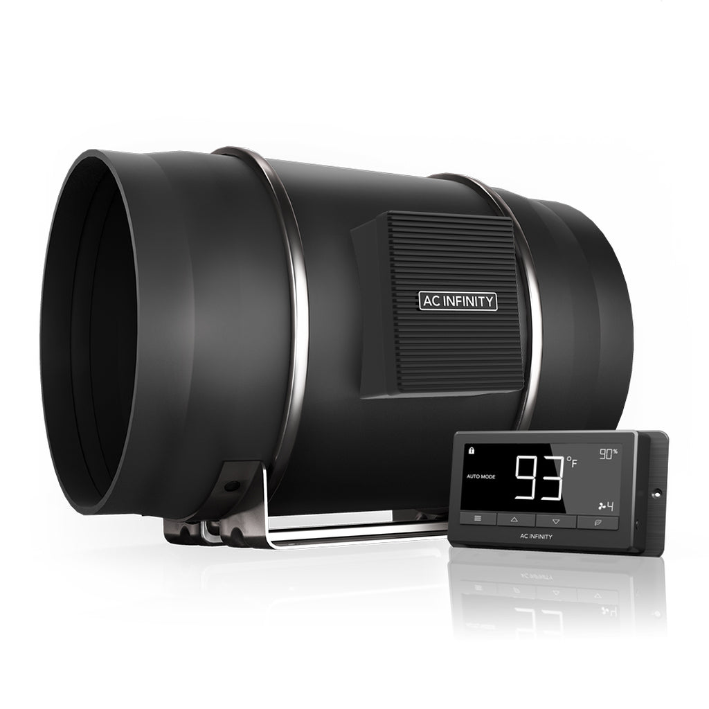 AC Infinity Cloudline T-Series Inline Fans w/ Temp/Humid Controler