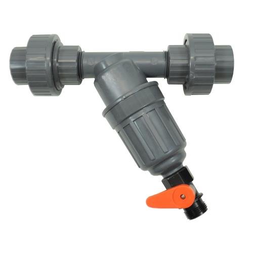Dosatron In-Line Filter Kit w/ Unions - 3/4 in (200 Mesh / 80 Micron) - Healthy Hydro