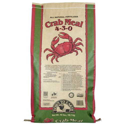Down To Earth Crab Meal 4 - 3 - 0 - Healthy Hydro