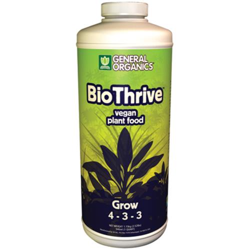 General Hydroponics® BioThrive® Grow 4 - 3 - 3 - Healthy Hydro