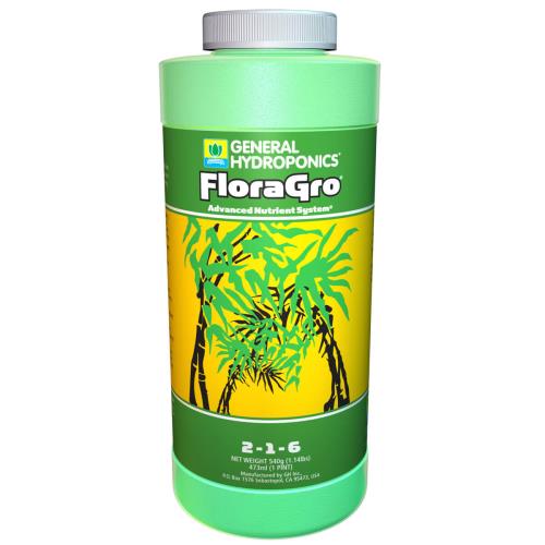 General Hydroponics® FloraGro® 2 - 1 - 6 - Healthy Hydro