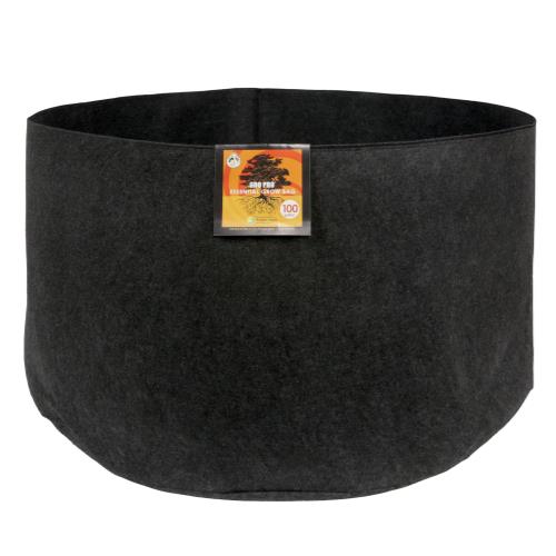 Gro Pro® Essential Round Fabric Pots - Black - Healthy Hydro