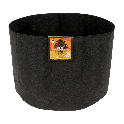 Gro Pro® Essential Round Fabric Pots - Black - Healthy Hydro