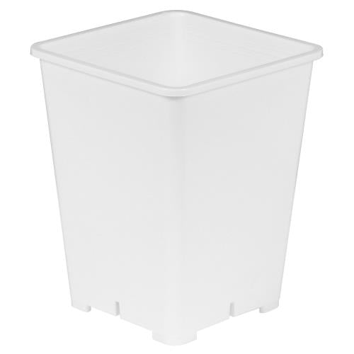 Gro Pro® Premium White Square Pots - Healthy Hydro