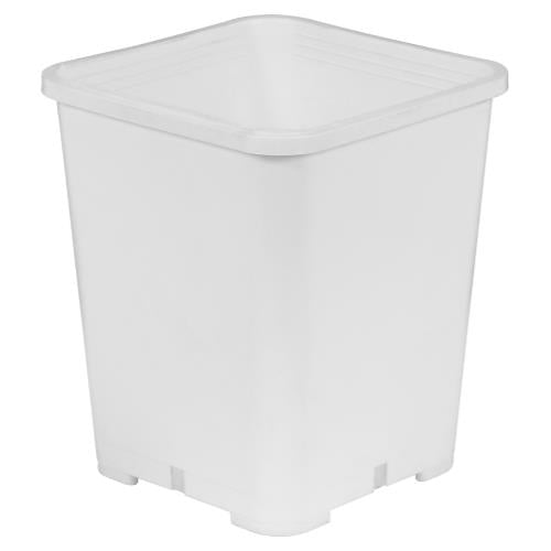 Gro Pro® Premium White Square Pots - Healthy Hydro