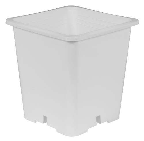 Gro Pro® Premium White Square Pots - Healthy Hydro