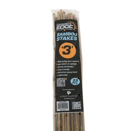Grower's Edge® Natural Bamboo Stakes - Healthy Hydro