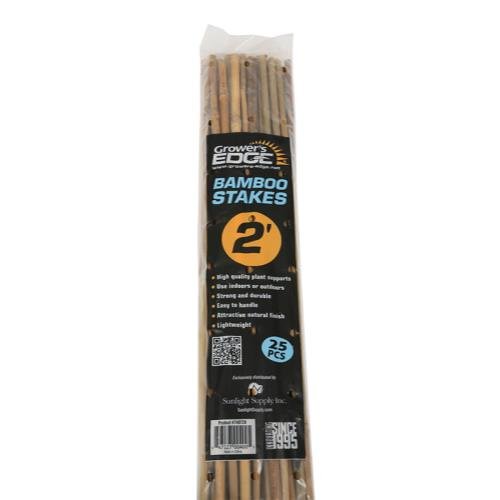 Grower's Edge® Natural Bamboo Stakes - Healthy Hydro