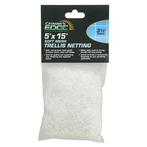 Grower's Edge® Soft Mesh Trellis Netting with 3.5 in Squares - Healthy Hydro