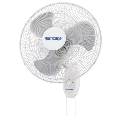 Hurricane Supreme Oscillating Wall Mount Fan 18 in (36/Plt) - Healthy Hydro