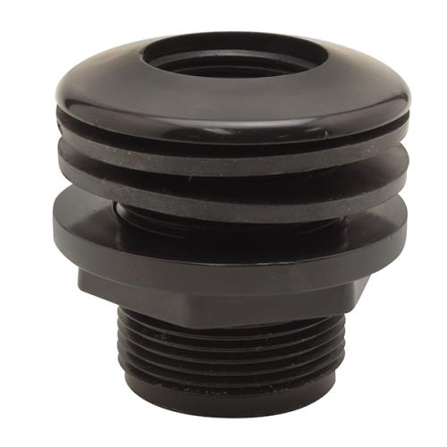 Hydro Flow Bulkhead Thread/Thread 3/4 in Hole Size 1-1/2 in - Display Box (25/Box) - Healthy Hydro