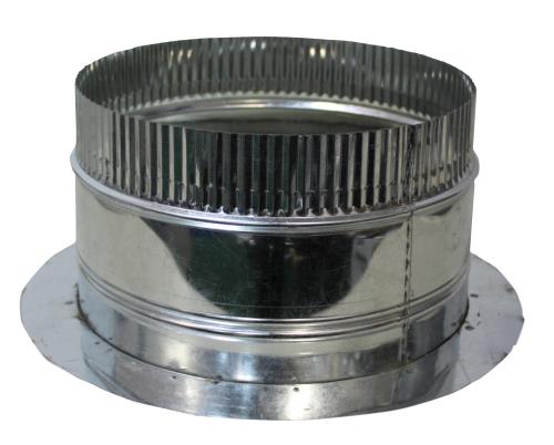 Ideal-Air Duct Collar Air Tight 6 in (12/Cs) - Healthy Hydro