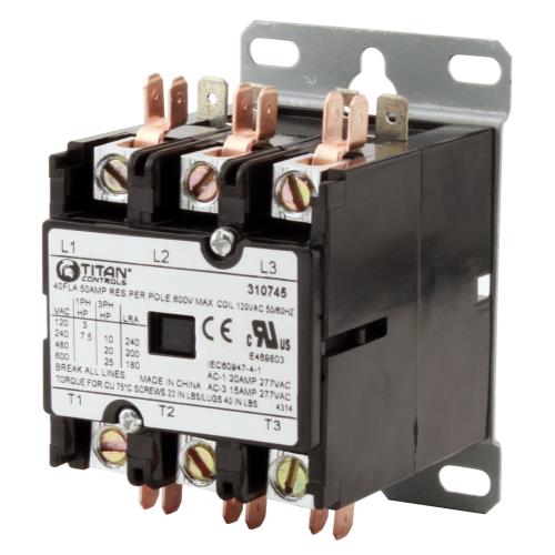 Titan Controls 3P /120 V 50 A Relay (25/Cs) - Healthy Hydro