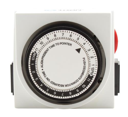 Titan Controls Apollo 8 - Two Outlet Mechanical Timer (10/Cs) - Healthy Hydro