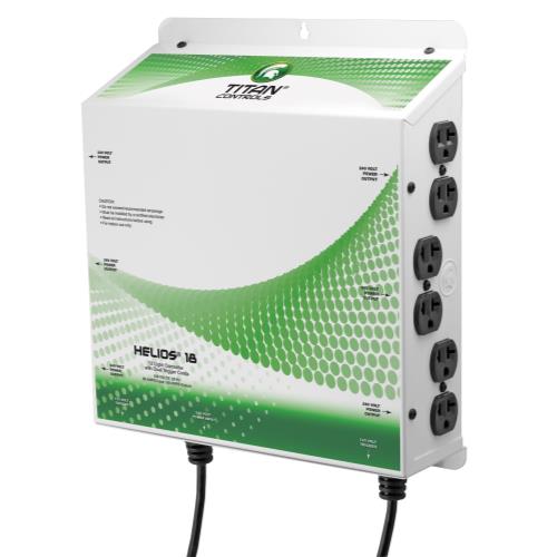 Titan Controls Helios 18 - 12 Light 240 Volt Controller w/ Dual Trigger Cords (4/Cs) - Healthy Hydro
