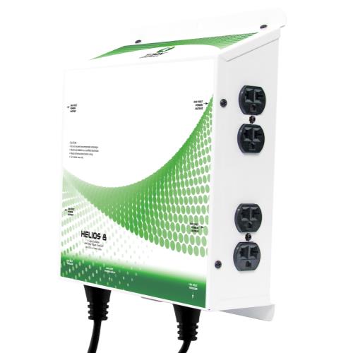 Titan Controls Helios 8 - 8 Light 240 Volt Controller w/ Dual Trigger Cords - Healthy Hydro