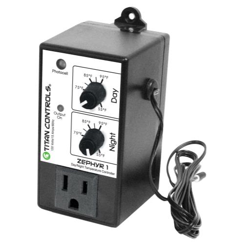 Titan Controls Zephyr 1 - Day/Night Temp Controller - Healthy Hydro