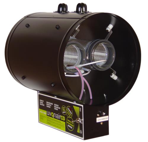Uvonair CD Inline Duct Ozonator 10 in - 2 Cell (2/Cs) - Healthy Hydro