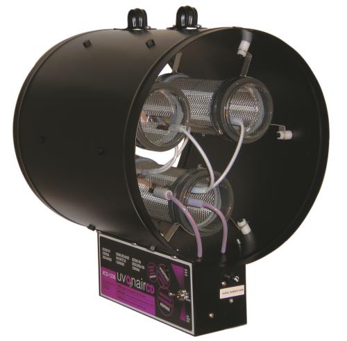 Uvonair CD Inline Duct Ozonator 12 in - 3 Cell (2/Cs) - Healthy Hydro