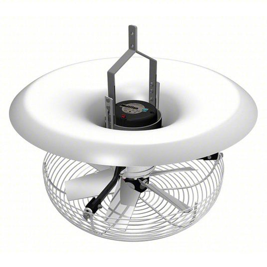Multifan 16" Commercial Ceiling Circulation Fan – 3,060 CFM, Variable Speed, 240V AC, Single Phase