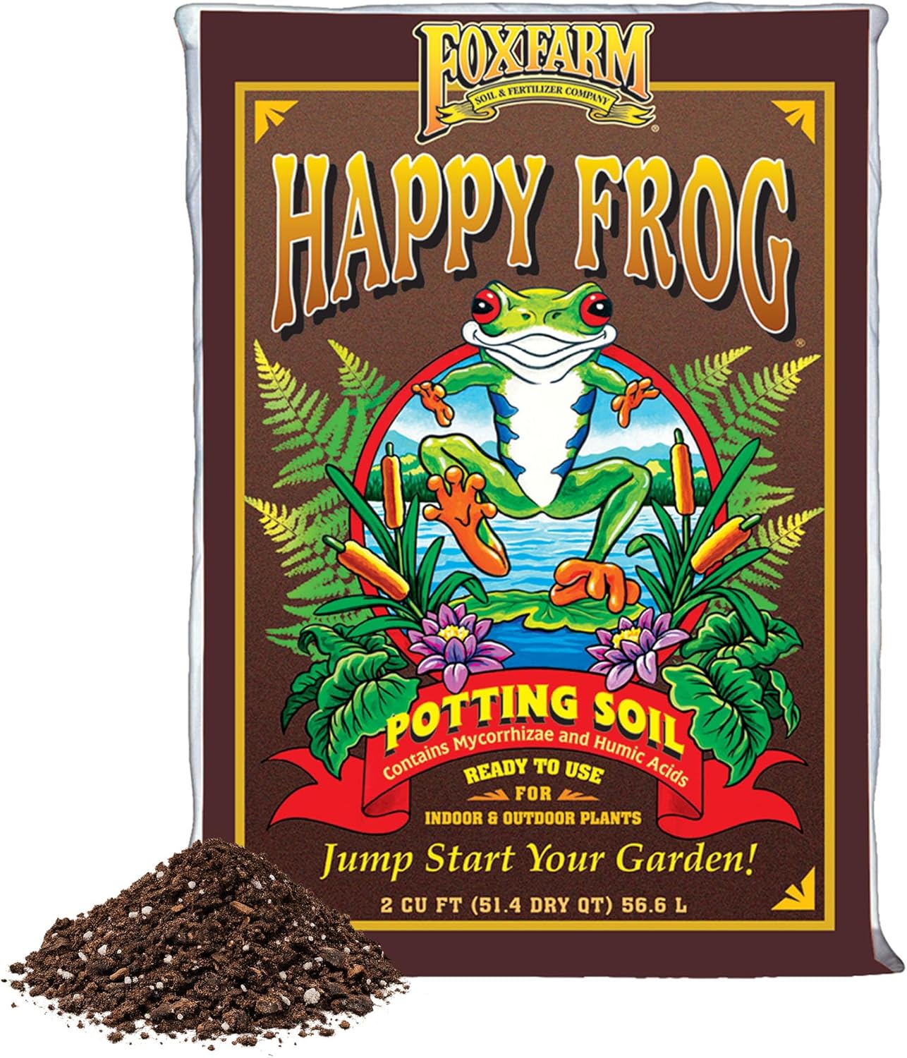 FoxFarm Happy Frog Potting Soil - 2 Cubic Feet