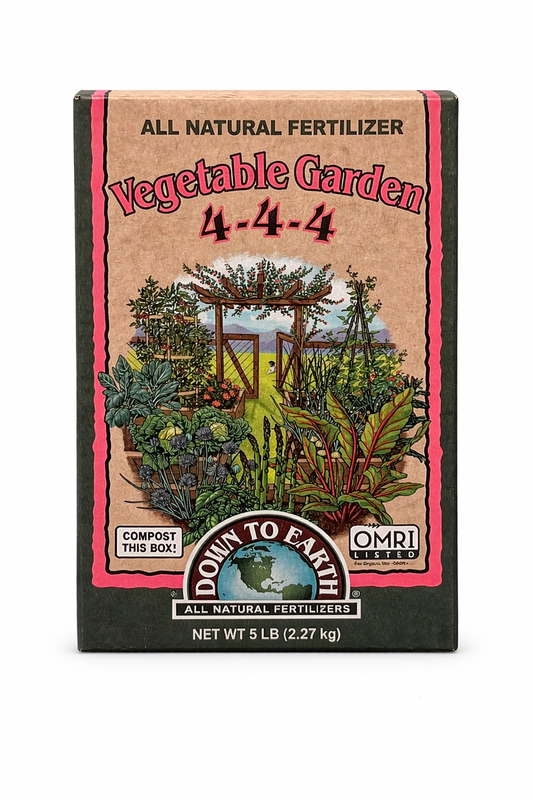 Down To Earth Vegetable Garden 4-4-4 Fertilizer 5 lb