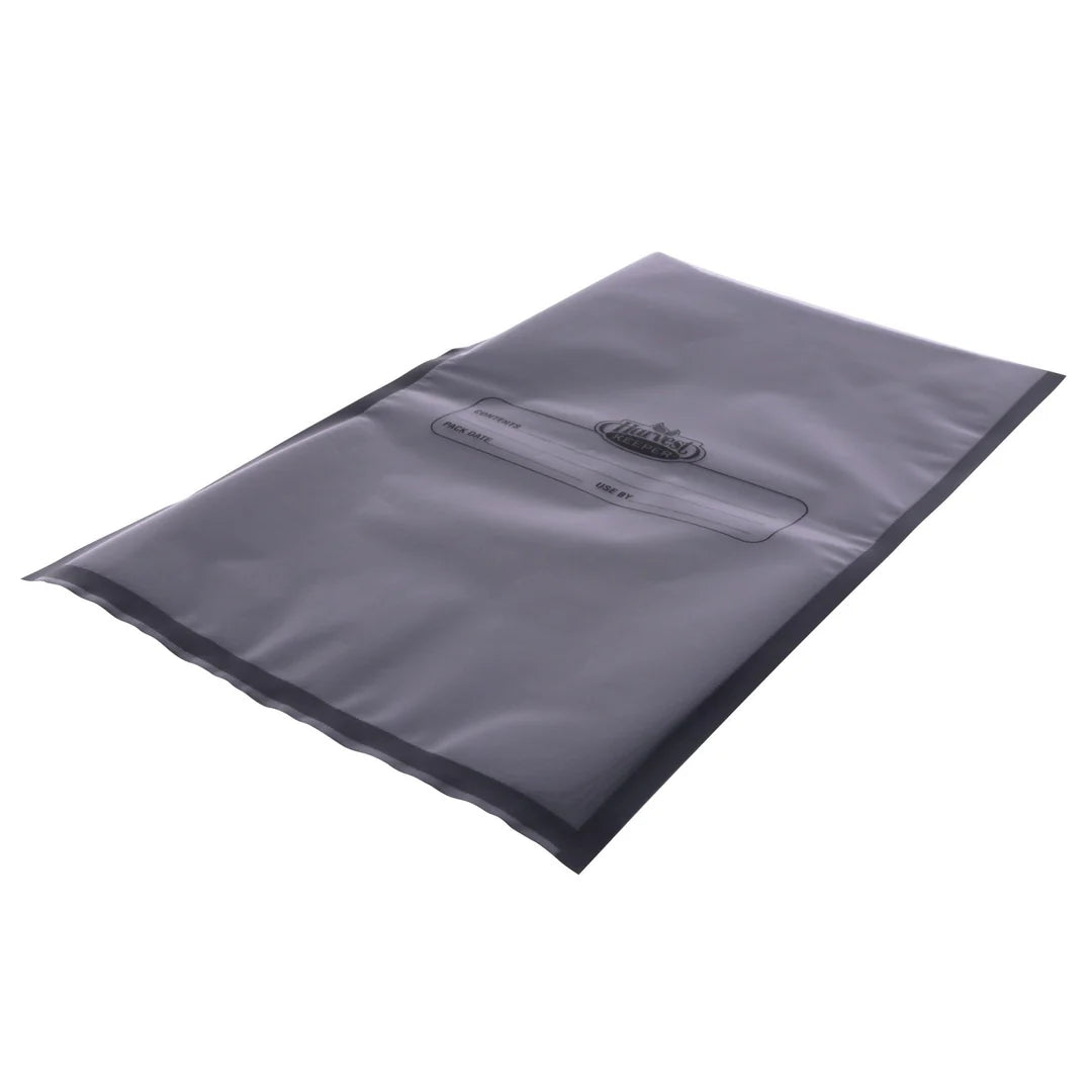 Harvest Keeper Clear/Black Vacuum Sealer Bags 11" x 18" (50 Pack)