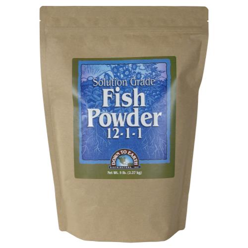 Down To Earth Fish Powder - 5 lb (5/Cs) - Healthy Hydro
