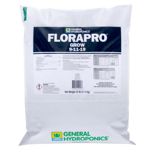 General Hydroponics FloraPro Grow Soluble 25 lb bag (80/Plt) - Healthy Hydro