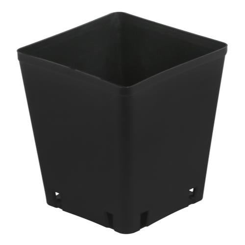 Gro Pro® Black Plastic Square Pots - Healthy Hydro