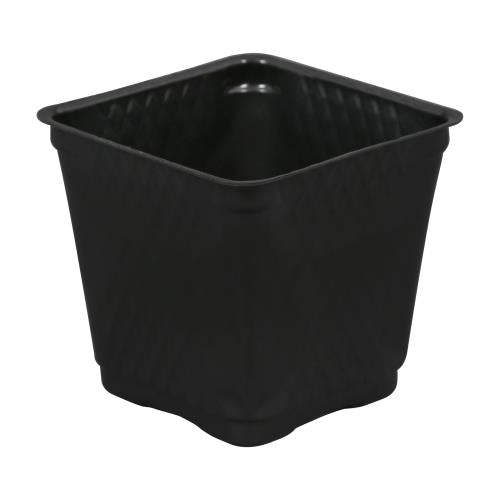 Gro Pro® Black Square Pots - Blow-Molded - Healthy Hydro