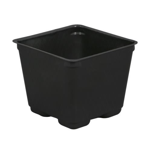 Gro Pro® Black Square Pots - Blow-Molded - Healthy Hydro