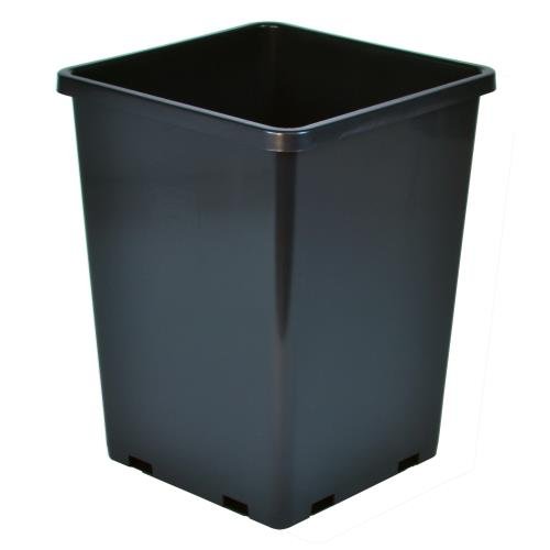 Gro Pro Rose Bucket Black 7.6 in x 7.6 in x 9.7 in (10/Cs) - Healthy Hydro