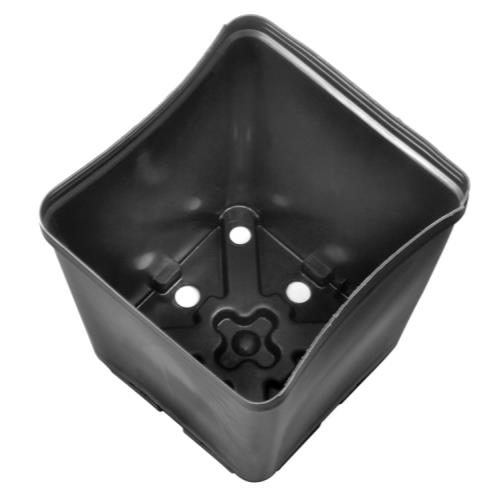 Gro Pro Square Plastic Pot 5.5 in x 5.5 in x 6 in (200/Cs) - Healthy Hydro