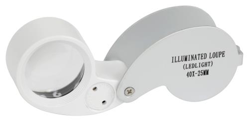 Grower's Edge Illuminated Magnifier Loupe 40x (12/Cs) - Healthy Hydro