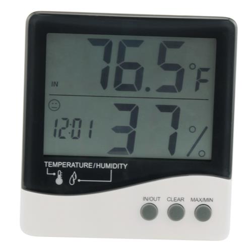 Grower's Edge Large Display Thermometer / Hygrometer (20/Cs) - Healthy Hydro