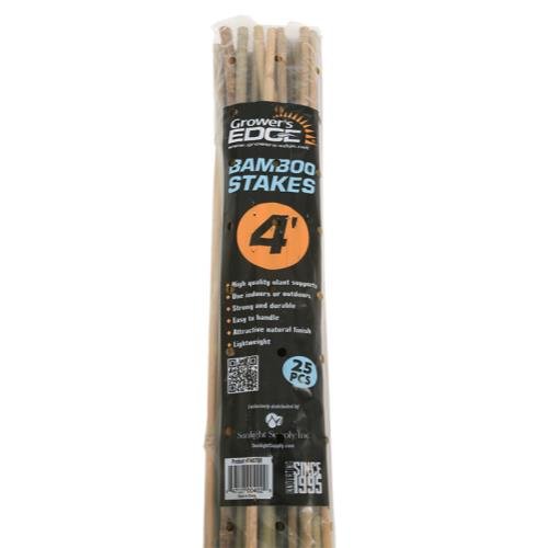 Grower's Edge® Natural Bamboo Stakes - Healthy Hydro