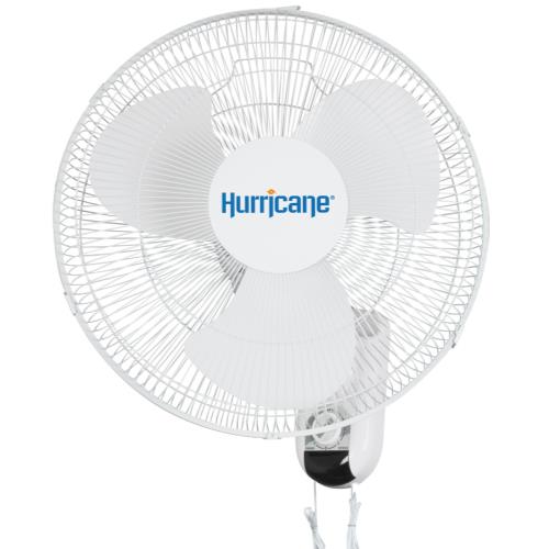 Hurricane Classic Oscillating Wall Mount Fan 16 in (48/Plt) - Healthy Hydro