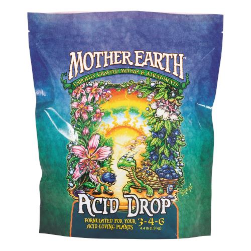 Mother Earth Acid Drop Formulated For Your Acid Loving Plants 3-4-6 4.4LB/6 - Healthy Hydro