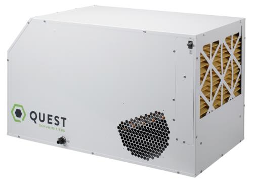Quest Dual 105 Overhead Dehumidifier - Healthy Hydro