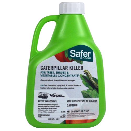 Safer Caterpillar Killer Conc. for Tree, Shrub and Veg 16 oz (6/Cs) - Healthy Hydro