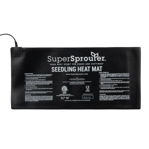 Super Sprouter Seedling Heat Mat 10 in x 21 in (10/Cs) - Healthy Hydro