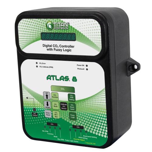 Titan Controls® Atlas® 8 - Digital CO2 Controller with Fuzzy Logic - Healthy Hydro