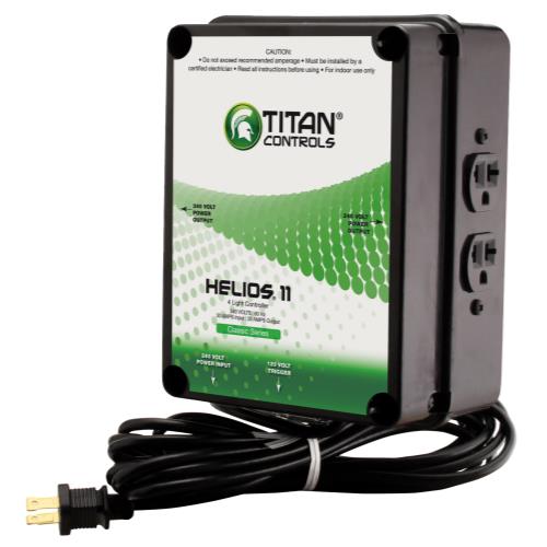 Titan Controls Helios 11 - 4 Light 240 Volt Controller w/ Trigger Cord - Healthy Hydro