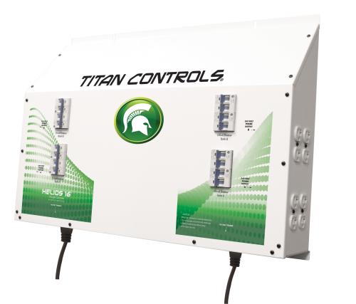 Titan Controls Helios 16 - 16 Light 240 Volt Controller w/ Dual Trigger Cords - Healthy Hydro