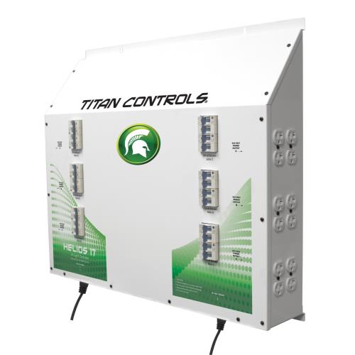 Titan Controls Helios 17 - 24 Light 240 Volt Controller w/ Dual Trigger Cords - Healthy Hydro